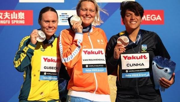 ANA MARCELA CONQUISTA A 17ª MEDALHA EM MUNDIAIS